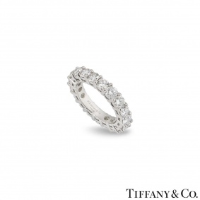 Tiffany & Co. Platinum Embrace Diamond Eternity Ring 2.85ct Tiffany & Co. Platinum Embrace Diamond Eternity Ring 2.85ct